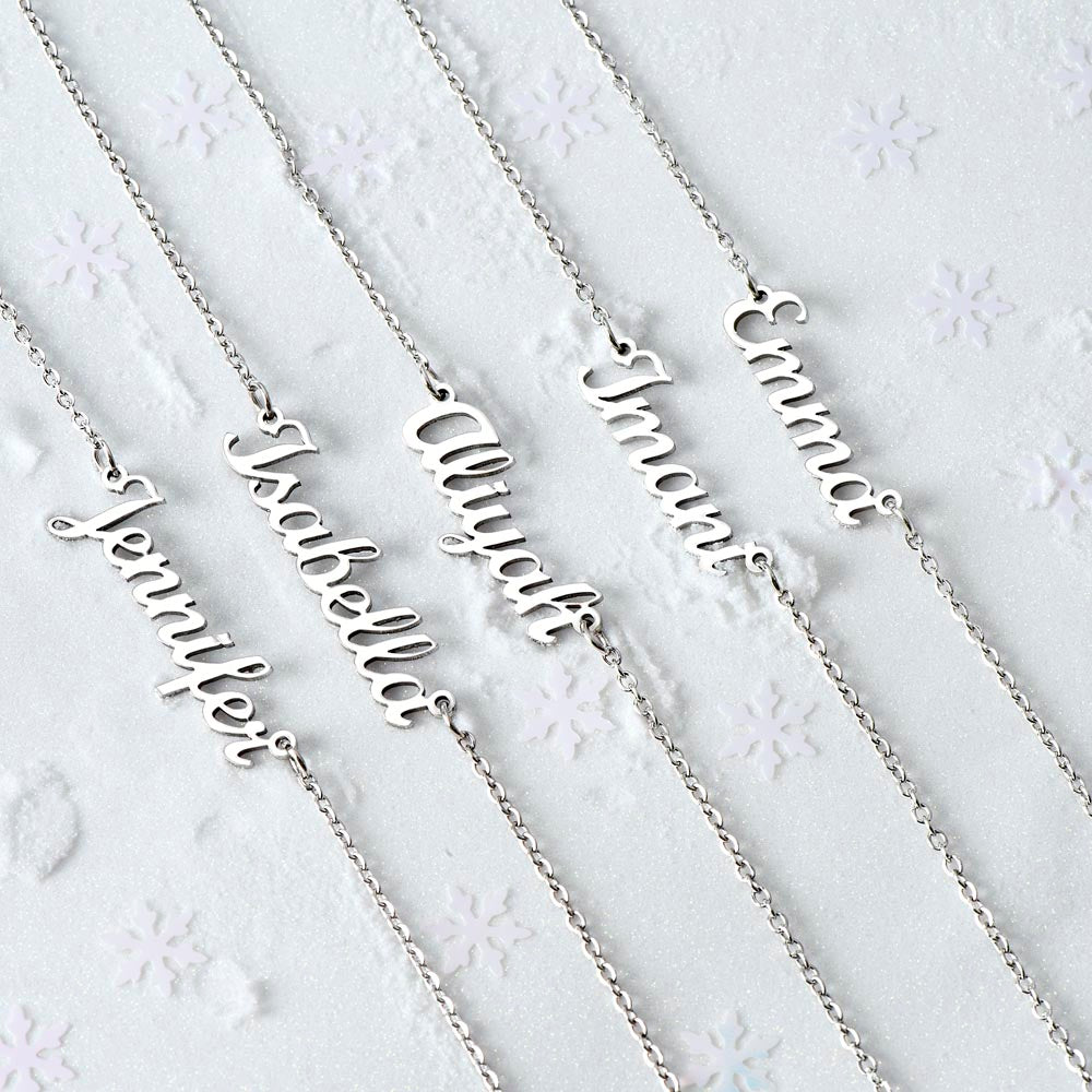 Gift for Wife Personalized Name Necklace