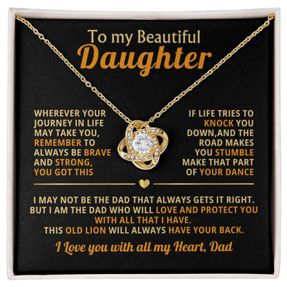 To my beautiful Daughter- This Old Lion
