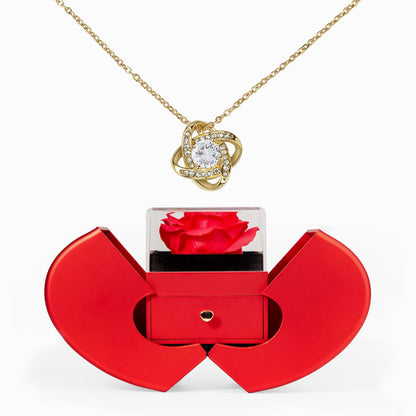 To My Beautiful Wife-Sail through the Storm Together- Forever Rose Heart Box- Valentine