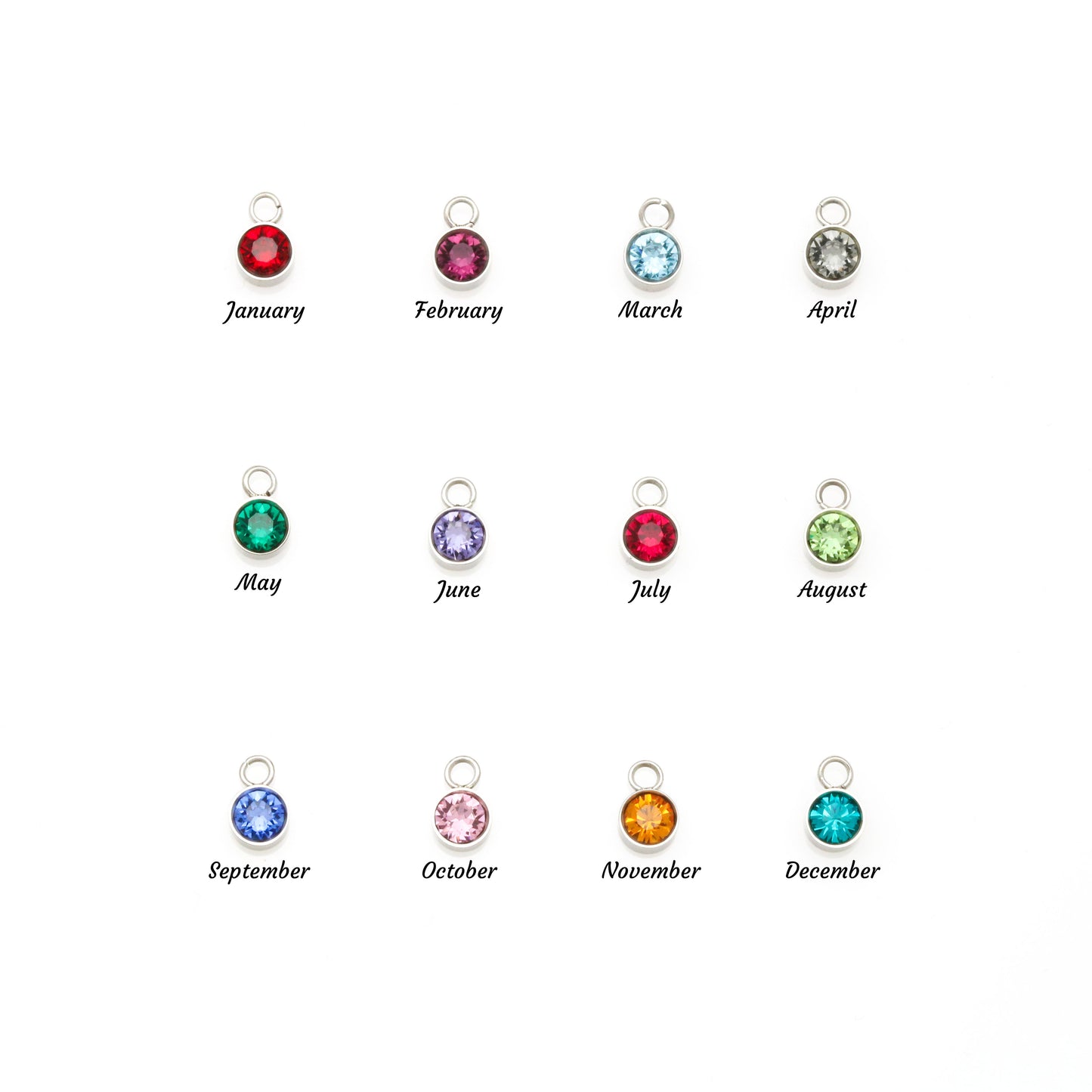 Gift for Beautiful Mom Personalized Name Necklace with Birthstone