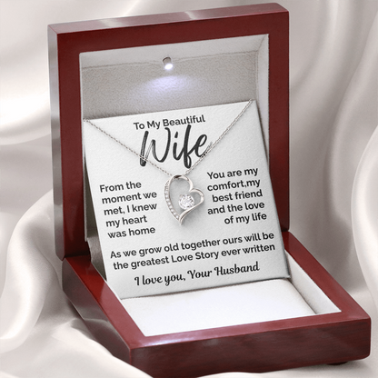 To My Beautiful Wife- The Love of My Life - I Love You from Your Husband