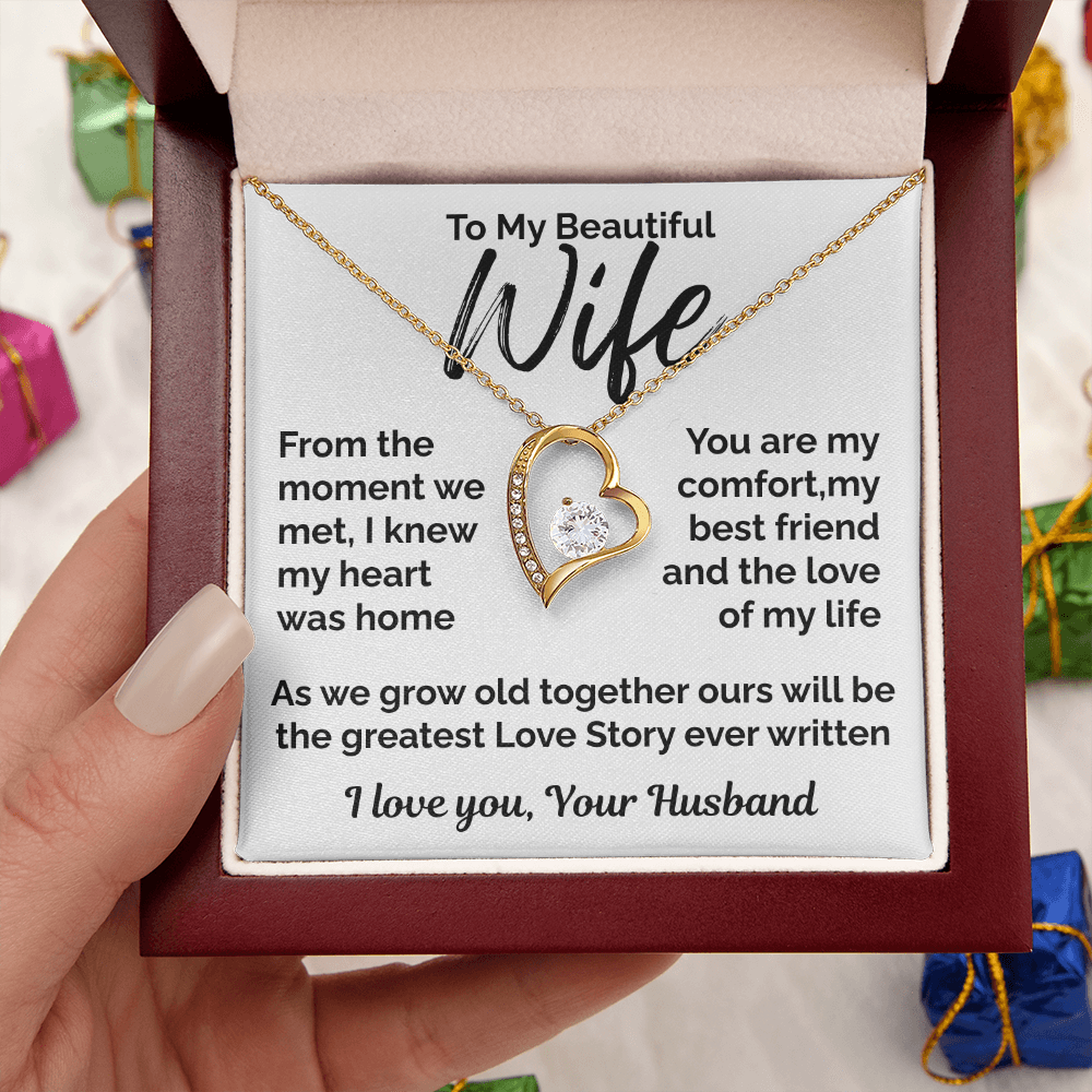 To My Beautiful Wife- The Love of My Life - I Love You from Your Husband