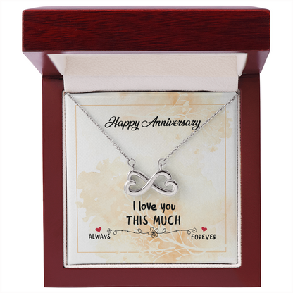 Happy Anniversary - Endless Love Neckalace-I Love you this much