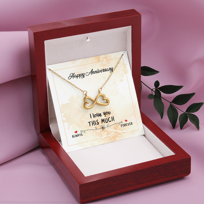 Happy Anniversary - Endless Love Neckalace-I Love you this much