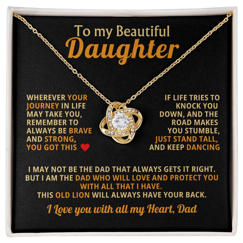 To My Beautiful Daughter from Dad- Presented in a Luxury Mahogany Box with LED Light