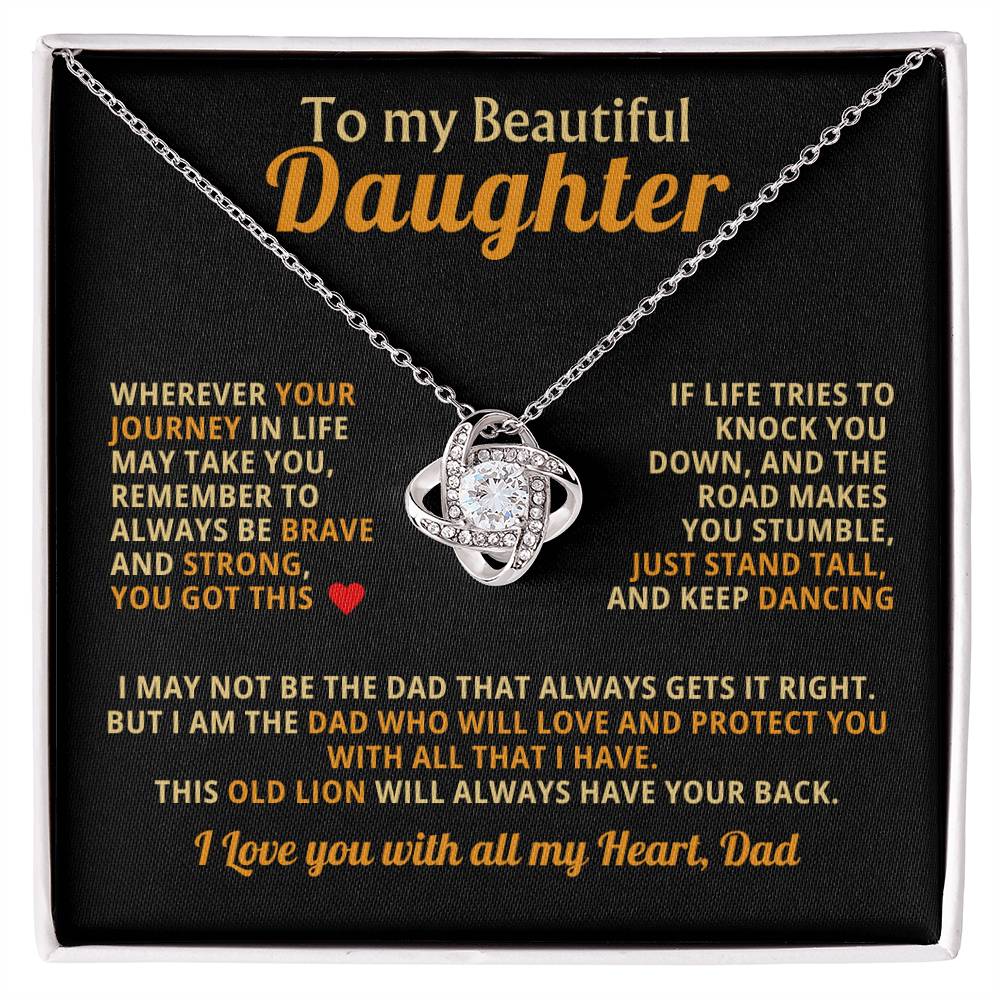 To My Beautiful Daughter from Dad- Presented in a Luxury Mahogany Box with LED Light