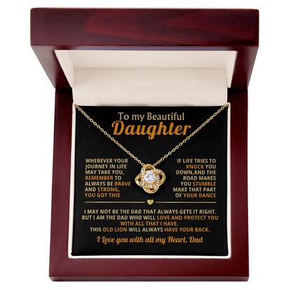 To my beautiful Daughter- This Old Lion