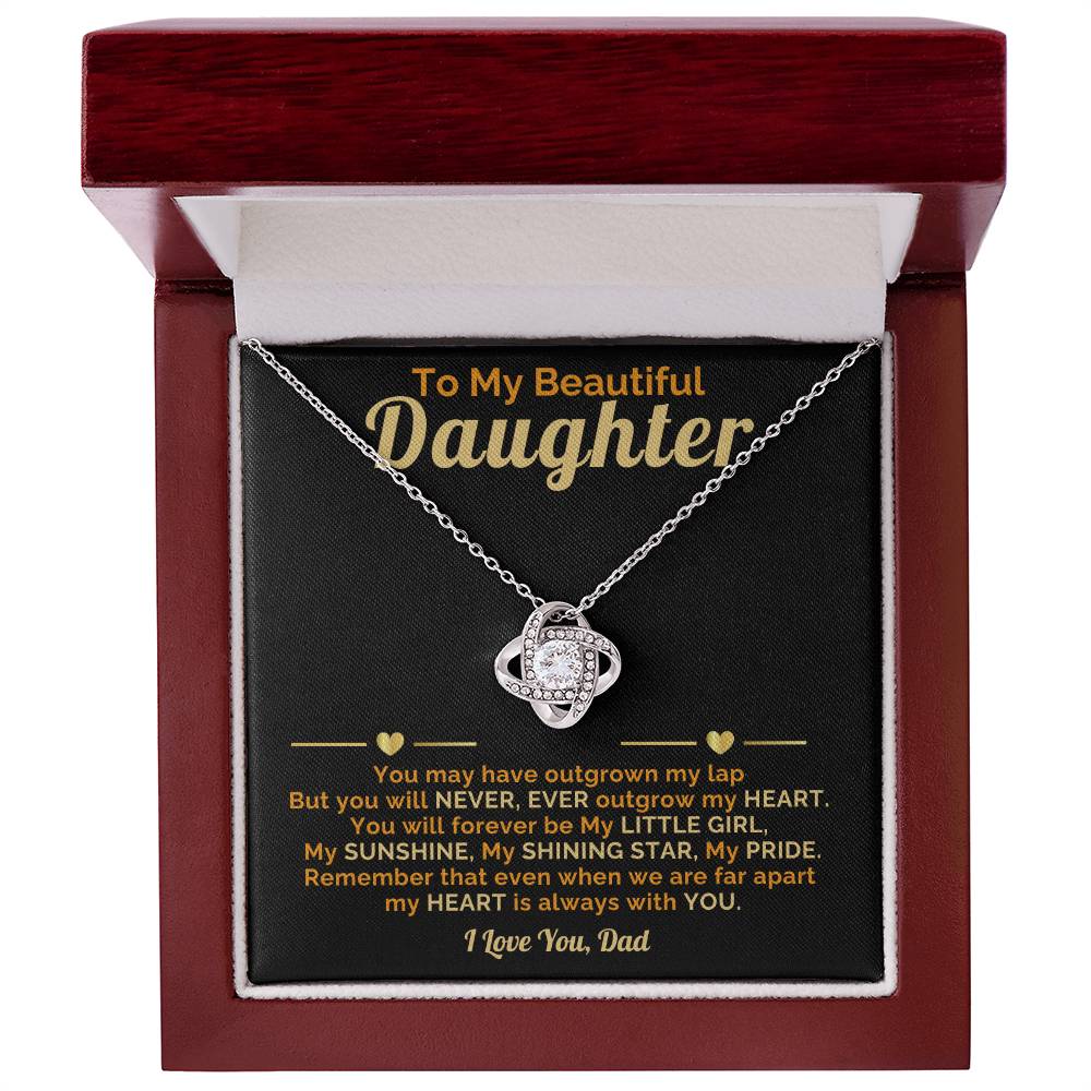 Beautiful Daughter-My Heart is always with you-I Love You, Dad