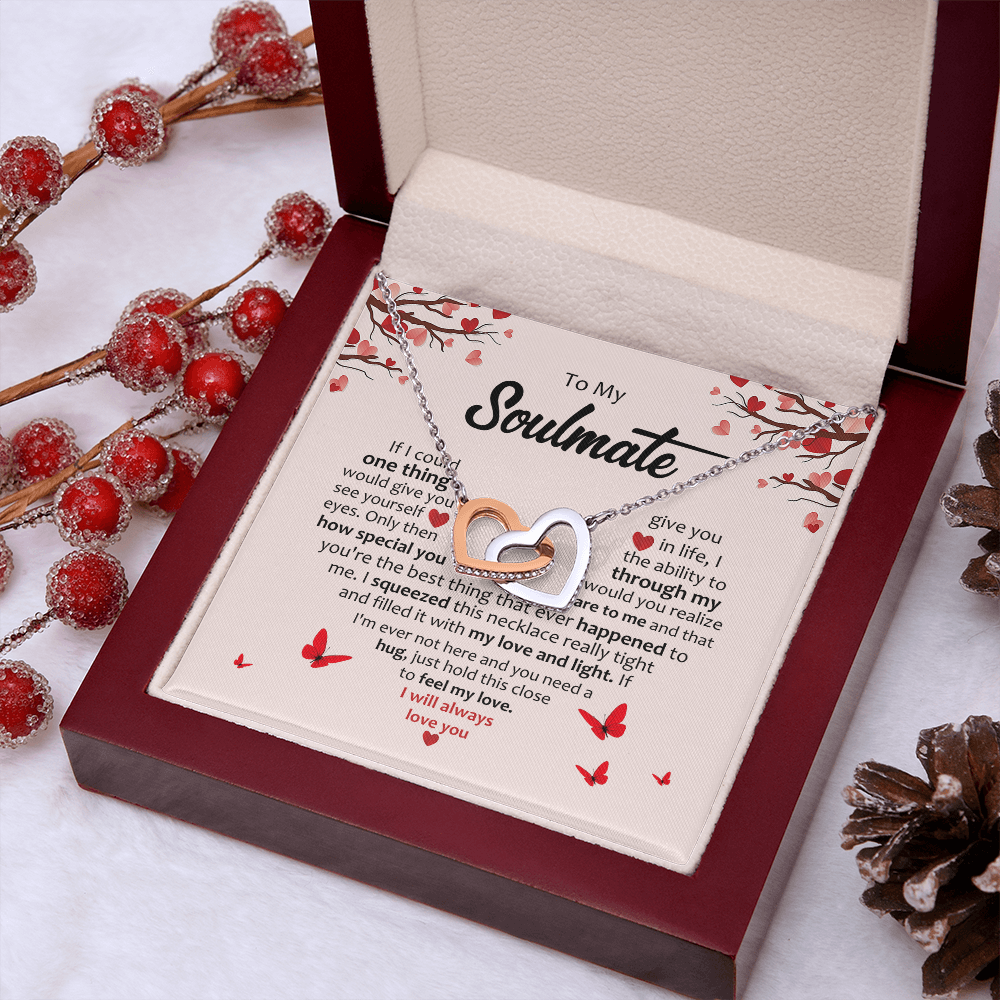 Soulmate- Inter Locking Hearts Necklace