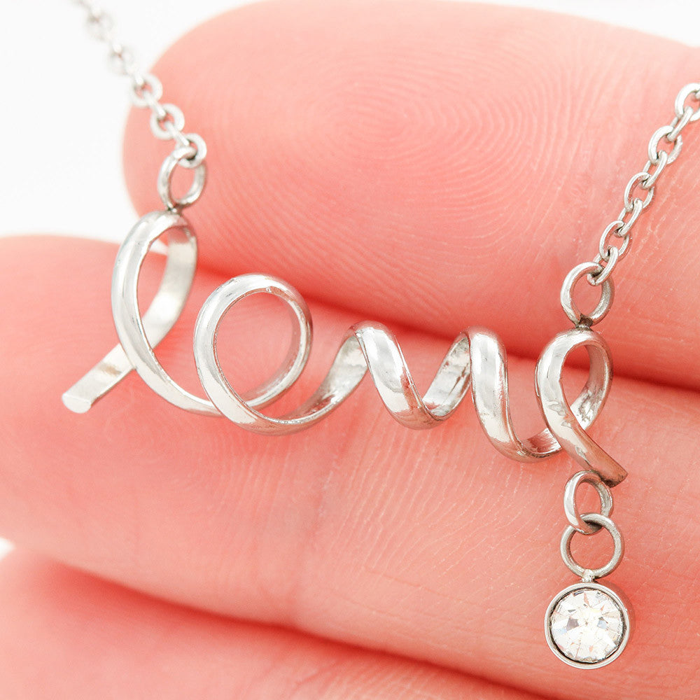 Anniversary I Love you this much Necklace