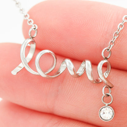 Anniversary I Love you this much Necklace