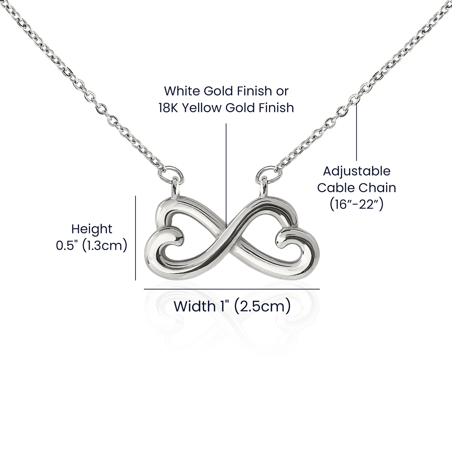 Happy Anniversary - Endless Love Neckalace-I Love you this much