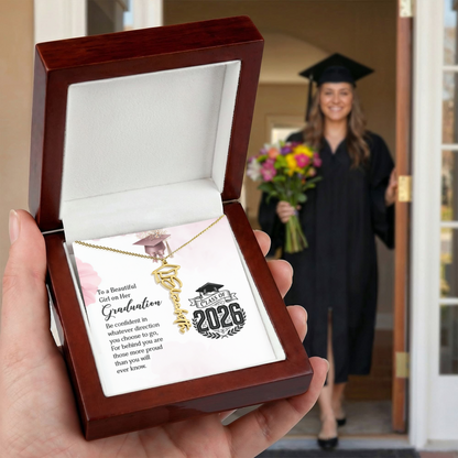 Graduation Necklace Personalize with Name & Year