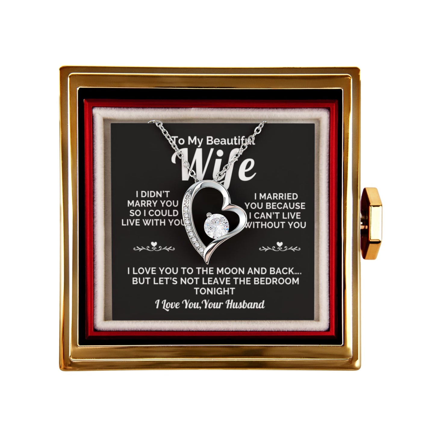 Beautiful Wife-Can't Live without You-Rose Box