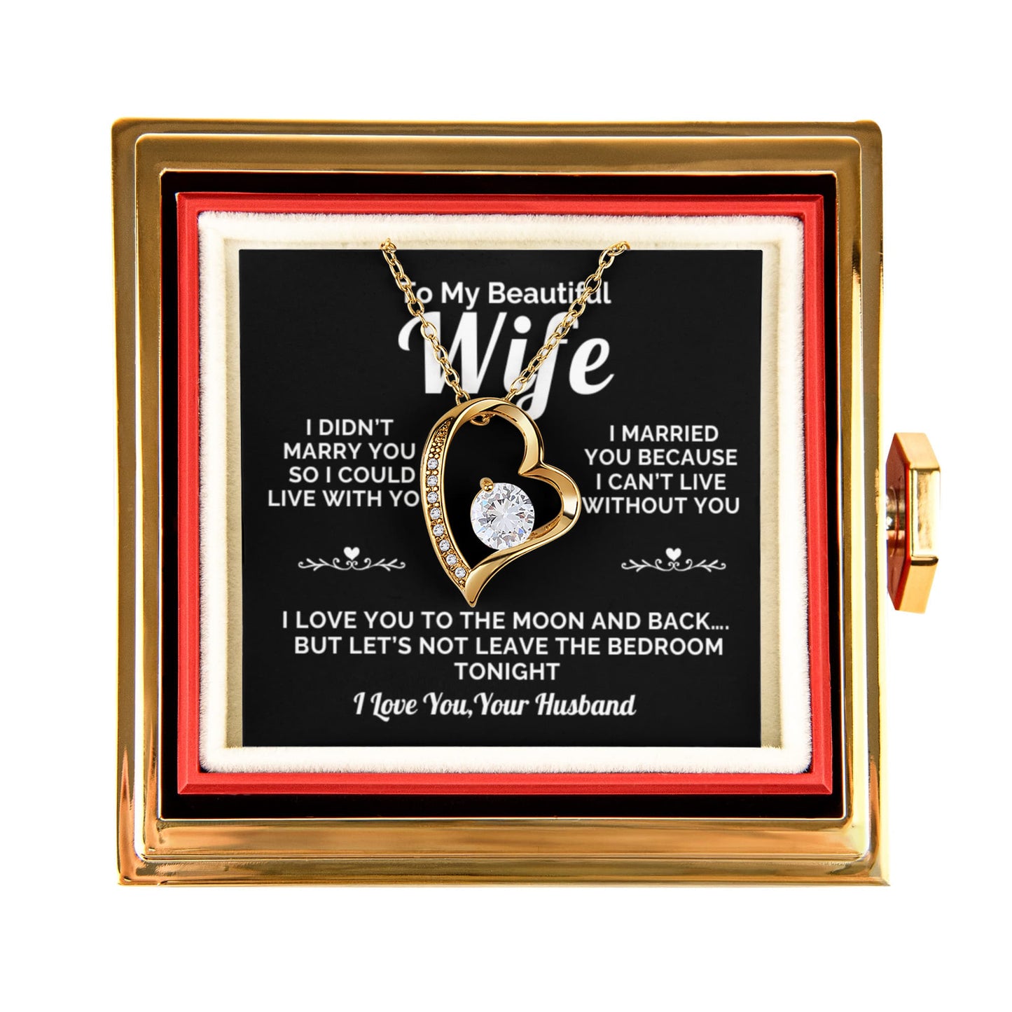 Beautiful Wife-Can't Live without You-Rose Box