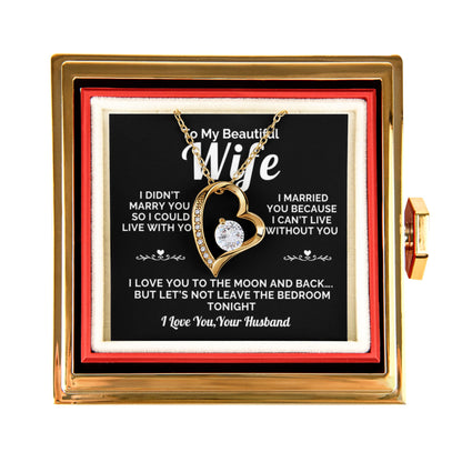Beautiful Wife-Can't Live without You-Rose Box
